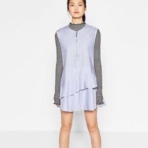 Zara ruffle layer dress